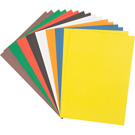 Картон цветной Выбор Есть (282х201 мм, 16 листов, 8 цветов, немелованный)