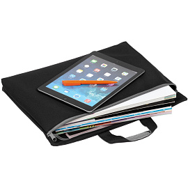 Сумка-папка деловая Проект 111 Simple чёрная полиэстер