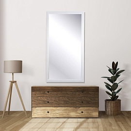 Зеркало настенное НБ56 (белый, 550x1020 мм)