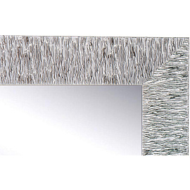 Зеркало настенное НБ426 (серебро, 552x1352 мм)