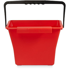 Ведро SYR 7 л пластиковое красное