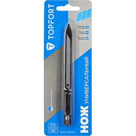 Нож универсальный TOPFORT 9 мм (металлический корпус, 1960434)