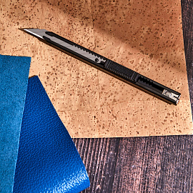 Нож универсальный TOPFORT 9 мм (металлический корпус, 1960434)