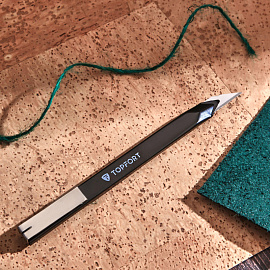 Нож универсальный TOPFORT 9 мм (металлический корпус, 1960434)