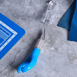 Нож-скальпель макетный мини TOPFORT 5.9 мм (1960440)