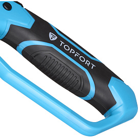 Нож раскройный TOPFORT 45 мм с защитой (корпус ABS+TPR, 1960445)