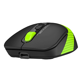 Мышь беспроводная A4Tech Fstyler FG10CS Air черная/зеленая