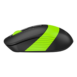 Мышь беспроводная A4Tech Fstyler FG10CS Air черная/зеленая