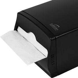 Диспенсер для салфеток Luscan Professional Optima maxline N4 настольный пластиковый черный