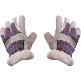 Перчатки рабочие утеплённые комбинированные серые (размер 10.5, XXL)