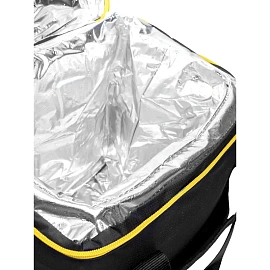 Термосумка Арктика 20 л 31.5x24.5x40 см чёрная/жёлтая