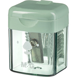 Точилка для карандашей M&G Summer Cha Cha с контейнером пластиковая