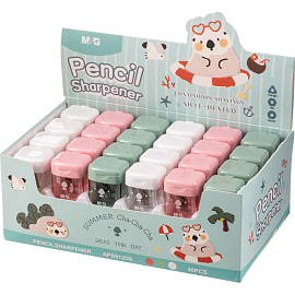 Точилка для карандашей M&G Summer Cha Cha с контейнером пластиковая