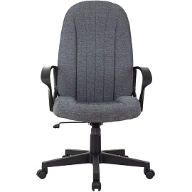 Кресло для руководителя Бюрократ T-898/3C1GR серое (ткань, пластик) фото Кресло для руководителя Бюрократ T-898/3C1GR серое (ткань, пластик)