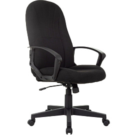 Кресло для руководителя Бюрократ T-898/3C11BL чёрное (ткань, пластик)