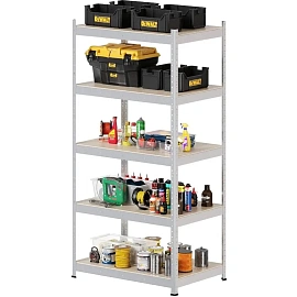 Стеллаж металлический First HIT Board 5 полок (металлик, 912х600х1824 мм)