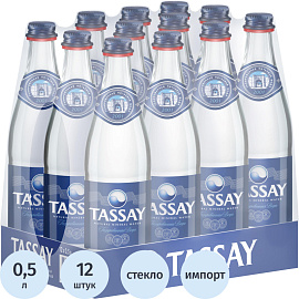 Вода минеральная Tassay столовая газированная 0.5 л