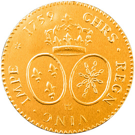 Шоколад порционный Монетный двор Золото Пиратов 15% какао (50 штук по 6 г)