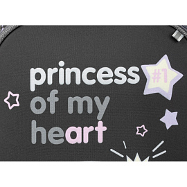 Ранец Комус Класс Basic Princess анатомический черный принцесса морских свинок с двумя отделениями