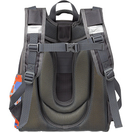 Ранец Комус Класс Basic Idea анатомический серый (идея) с двумя отделениями