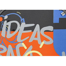 Ранец Комус Класс Basic Idea анатомический серый (идея) с двумя отделениями