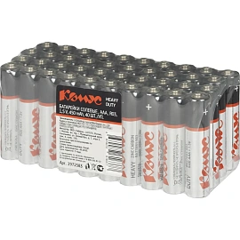 Батарейка AAA мизинчиковая Комус (40 штук в упаковке)