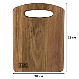 Доска разделочная TalleR деревянная 28x20 см