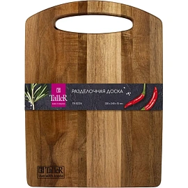 Доска разделочная TalleR деревянная 33x24 см
