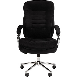 Кресло для руководителя Chairman Home 795 черное (ткань, металл)