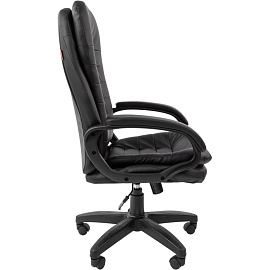 Кресло для руководителя Chairman 795 LT чёрное (экокожа, пластик)