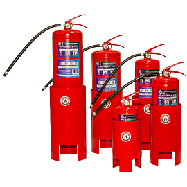 Огнетушитель порошковый КАРЕЛПОЖЛИНИЯ ОП-10(з) (АВСЕ, 4А 144В СЕ, ЗПУ-латунь)