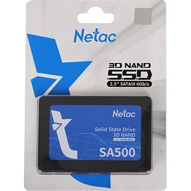 SSD накопитель Netac SA500 480 ГБ (NT01SA500-480-S3X)