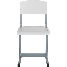 Стул ученический Комус (белый/серый, рост 6)