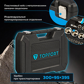 Набор инструмента автомобильный TOPFORT 81 предмет