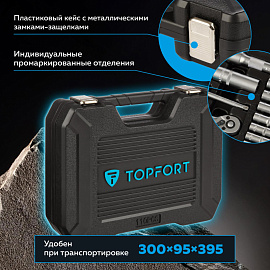 Набор инструмента автомобильный TOPFORT 110 предметов