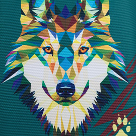 Ранец Комус Класс Light зеленый (волк) с одним отделением