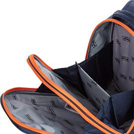 Ранец Комус Класс Light Super car синий с двумя отделениями