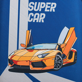 Ранец Комус Класс Light Super car синий с двумя отделениями