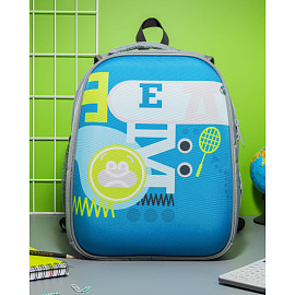 Ранец Комус Класс Light Team серый с двумя отделениями