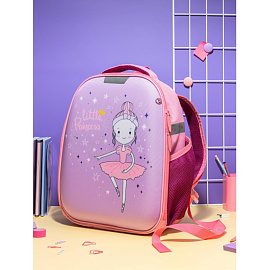 Ранец Комус Класс Light розовый (балерина) с одним отделением