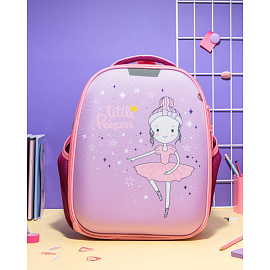 Ранец Комус Класс Light розовый (балерина) с одним отделением