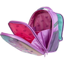Ранец Комус Класс Light Uniland сиреневый с двумя отделениями