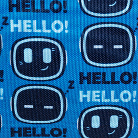 Рюкзак ортопедический Комус Класс Robot Hello серый фото Рюкзак ортопедический Комус Класс Robot Hello серый