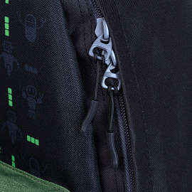 Рюкзак ортопедический Комус Класс Robot Паттерн черный