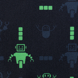 Рюкзак ортопедический Комус Класс Robot Паттерн черный