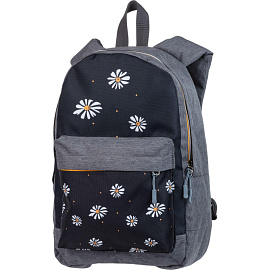 Рюкзак ортопедический Комус Класс Ромашки серый