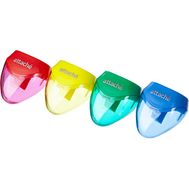 Точилка для карандашей Attache с контейнером пластиковая