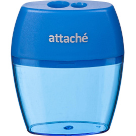 Точилка для карандашей Attache с контейнером пластиковая (2 отверстия)