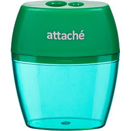 Точилка для карандашей Attache с контейнером пластиковая (2 отверстия)