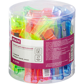 Точилка для карандашей Attache пластиковая/металлическая